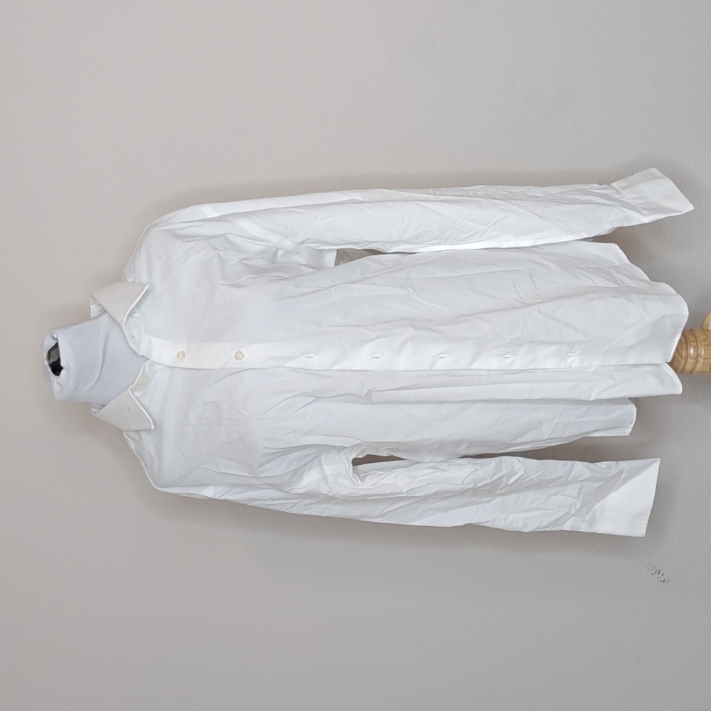 Men's White Button-Down Shirt- Goodfellow and Co. Standard Fit